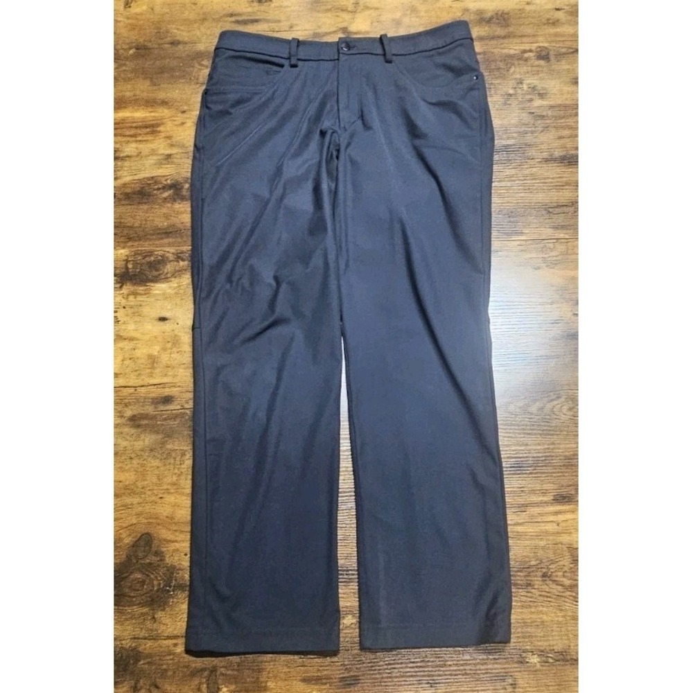 Lululemon Commission Pant Chinos Classic Warpstreme Black Men's 34 X 30